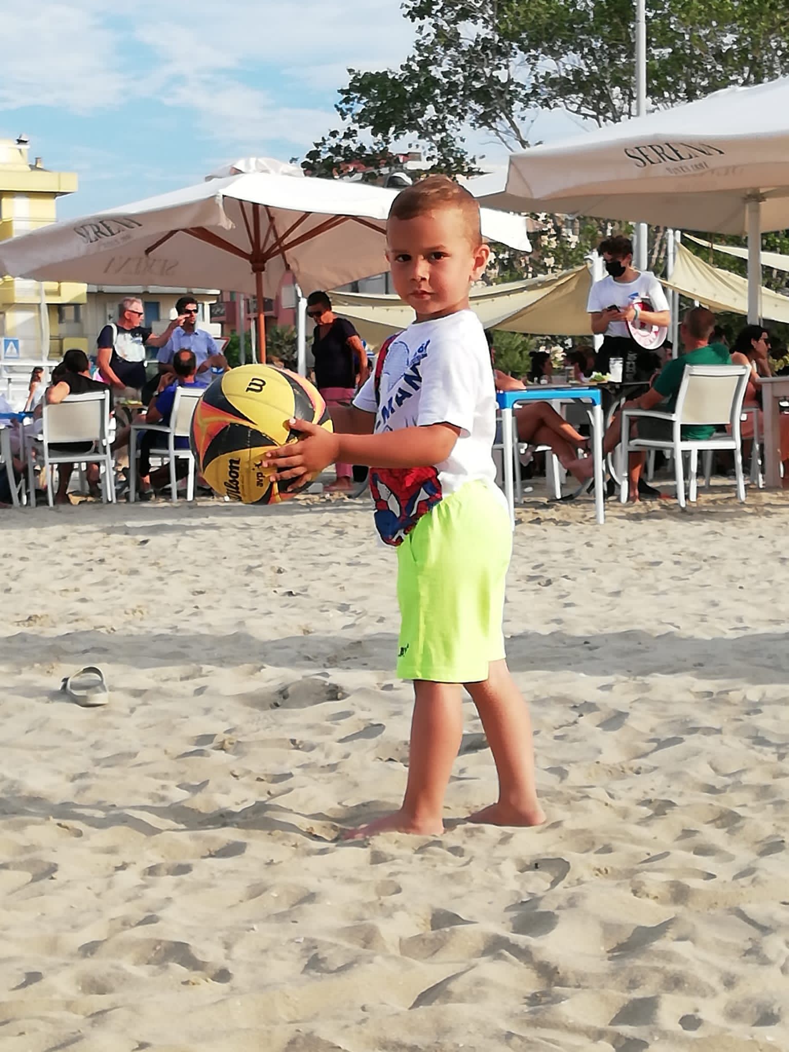 Edoardo Zago calcio in spiaggia